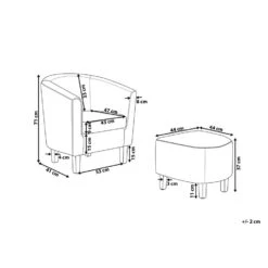 Beliani Cocktailstoel HOLDEN - Groen Polyester 8 Beliani Cocktailstoel HOLDEN - Groen Polyester -Meubelpromotie 00019541285e4a35b0061cdbae70a4d7