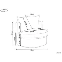 DALBY - Fauteuil - Lichtbeige - Stof 16 DALBY - Fauteuil - Lichtbeige - Stof -Meubelpromotie 003941479cd34fb489439c897ad8691e 1