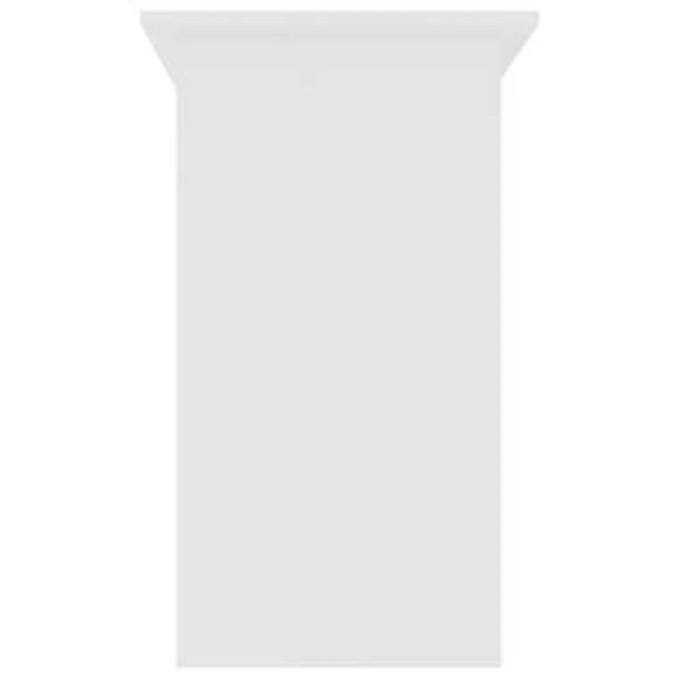 VidaXL Bureau 80x45x74 Cm Spaanplaat Wit 6 VidaXL Bureau 80x45x74 Cm Spaanplaat Wit - Afbeelding 4