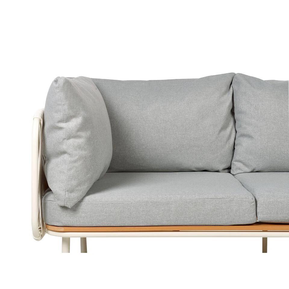 SENISE - Loungeset Voor 3 - Grijs - Aluminium 10 SENISE - Loungeset Voor 3 - Grijs - Aluminium - Afbeelding 8