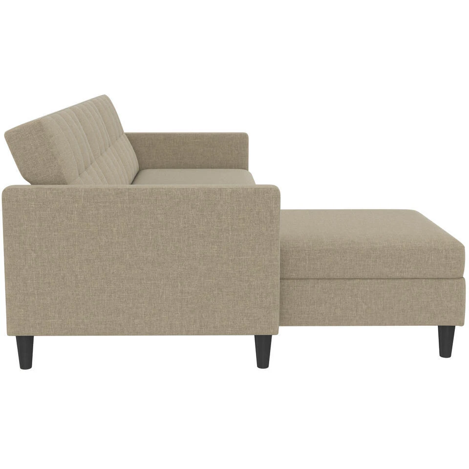 Hartford - 3-zits Hoekslaapbank In Cappuchino Stof 8 Hartford - 3-zits Hoekslaapbank In Cappuchino Stof - Afbeelding 6