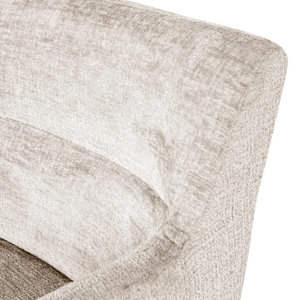 WOOOD Kam Eetkamerstoelen - Polyester - Off White - Set Van 2 10 WOOOD Kam Eetkamerstoelen - Polyester - Off White - Set Van 2 - Afbeelding 8