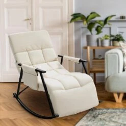 CLP Schommelstoel Cathy Stof - Creme 11 CLP Schommelstoel Cathy Stof - Creme -Meubelpromotie 0423823a82584ef3b8e54c8372ebb82a