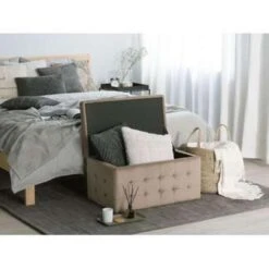 MICHIGAN - Ottomaan - Bruin - Fluweel -Meubelpromotie 044a7e899c494f369c62166bd89280bc