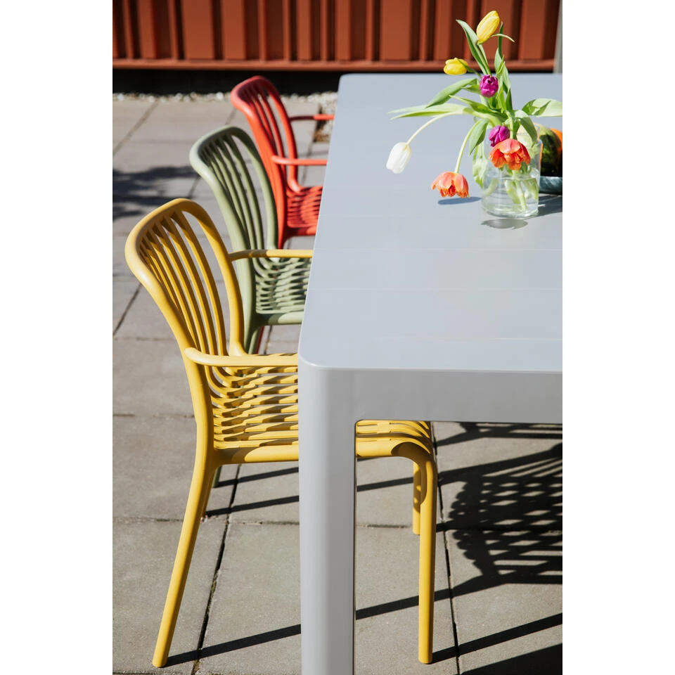 Housecraft Living Mante Tuinstoelen Terra/ Rood - Set Van 4 13 Housecraft Living Mante Tuinstoelen Terra/ Rood - Set Van 4 - Afbeelding 11