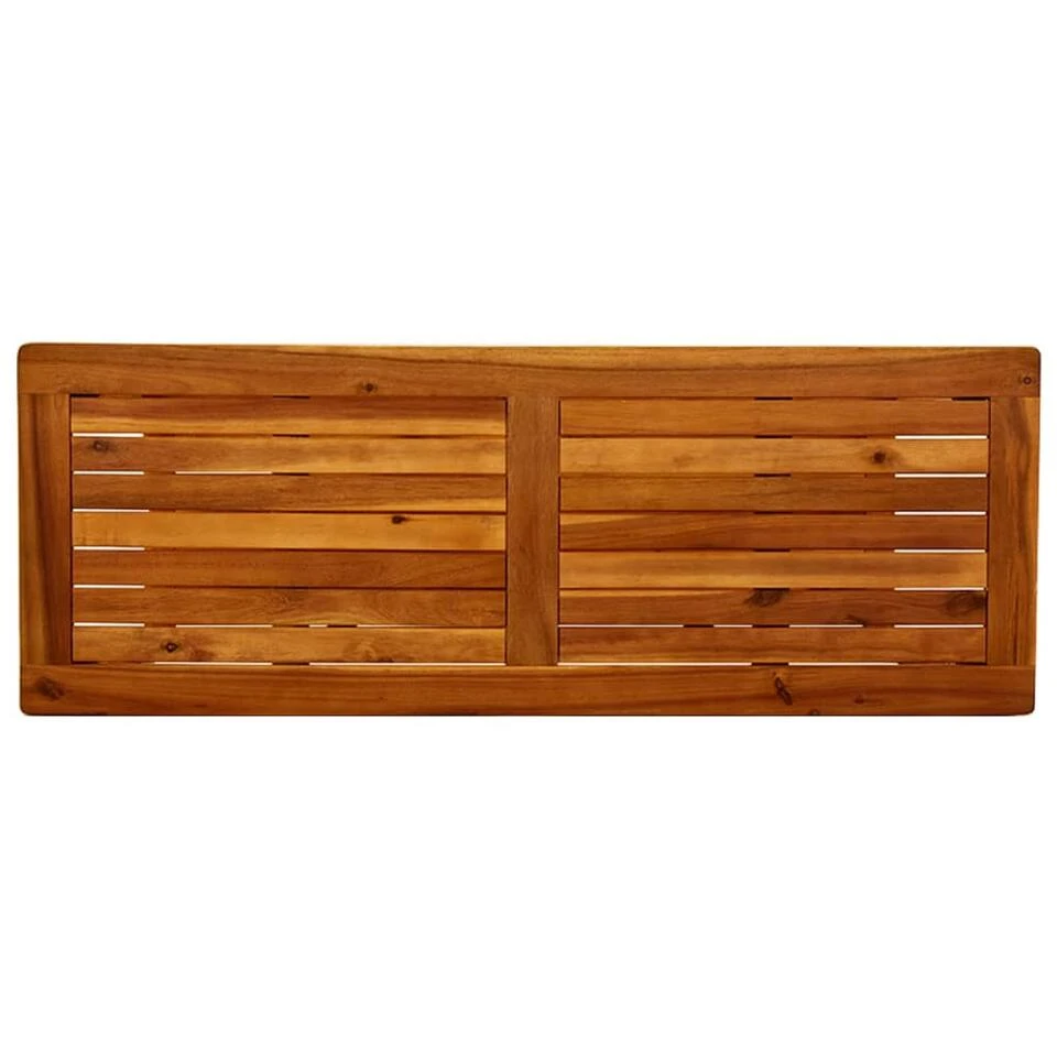 VidaXL - Wandtafel - Bruin - Acaciahout - 110 X 40 X 75 Cm 6 VidaXL - Wandtafel - Bruin - Acaciahout - 110 X 40 X 75 Cm - Afbeelding 4