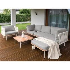 SENISE - Loungeset Voor 3 - Grijs - Aluminium 15 SENISE - Loungeset Voor 3 - Grijs - Aluminium -Meubelpromotie 0797f9eb4e764e9b8cdbd202205878f6