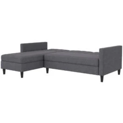 Hartford - 3-zits Hoekslaapbank In Grijs Stof -Meubelpromotie 08402585225047b7be7bc836ae1a066e