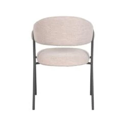 LABEL51 Eetkamerstoel Lowen Naturel Bouclé - Set Van 2 -Meubelpromotie 087465b50a1a4af3acf4f8daaa3ce046