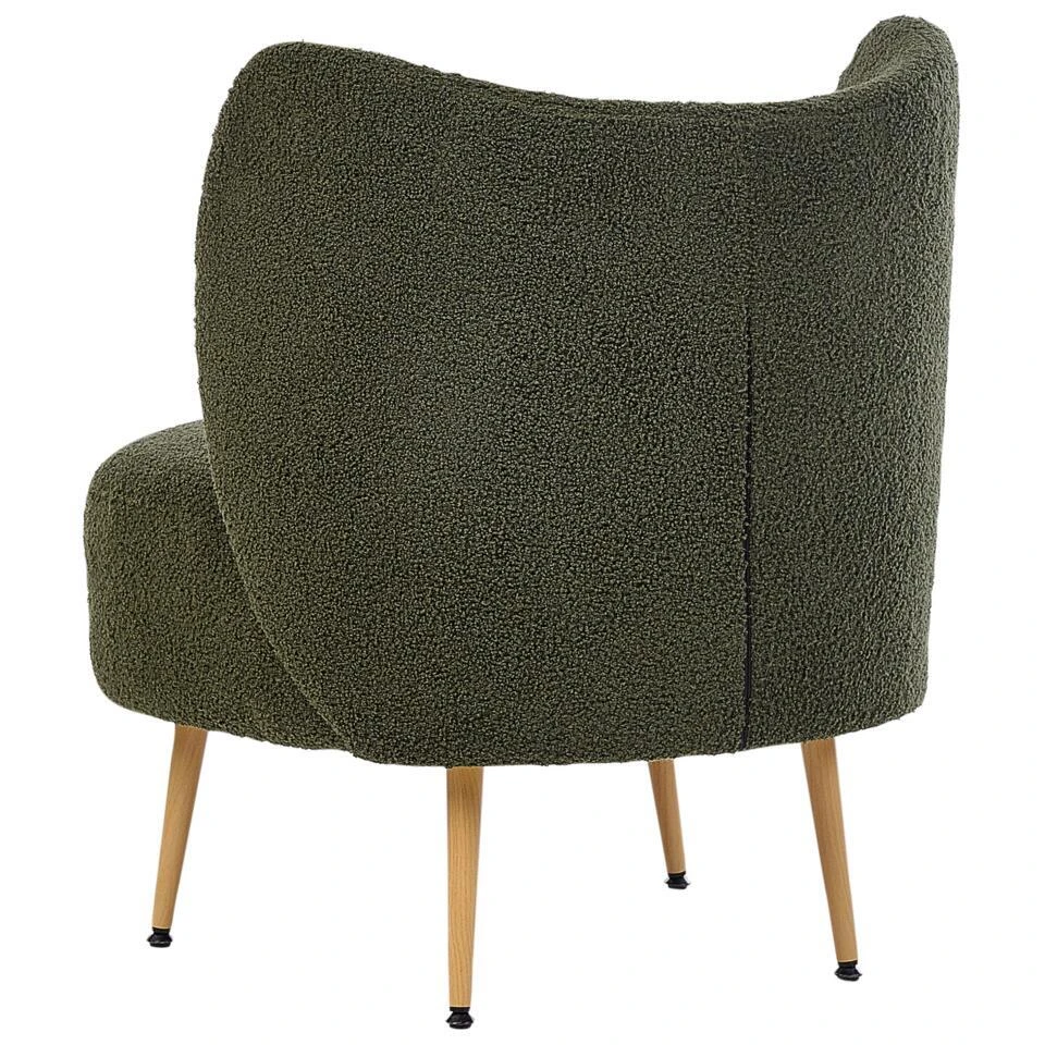 OTSBY II - Fauteuil - Donkergroen - Bouclé 8 OTSBY II - Fauteuil - Donkergroen - Bouclé - Afbeelding 6