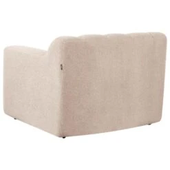 AGERUP - Fauteuil - Beige - Bouclé -Meubelpromotie 0b165b8b77874f91ba03e087bd84769d