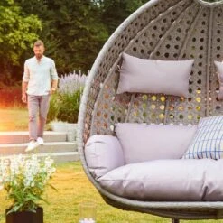 Merkloos HOME DELUXE Hangstoel Grijs Puur 14 Merkloos HOME DELUXE Hangstoel Grijs Puur -Meubelpromotie 0b9a7d0deb2a421f9028f31d27658105