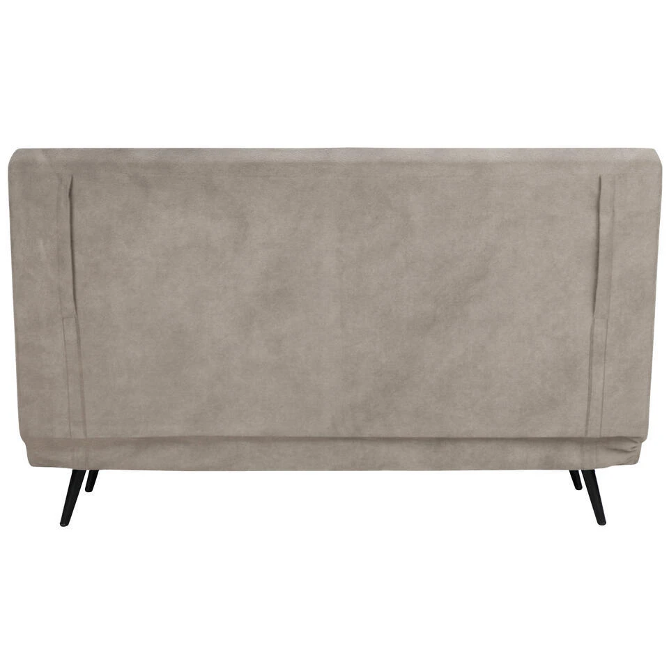 Mallory - Slaapbank 140 Cm In Taupe Fluweel 9 Mallory - Slaapbank 140 Cm In Taupe Fluweel - Afbeelding 7