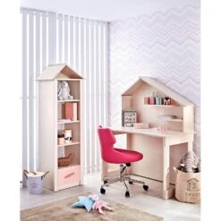 Cento - Kinderbureau - Meisjeskamer - 120x60x148 Cm - Roze -Meubelpromotie 0c1f254082a24acb98715d1543c7fd55