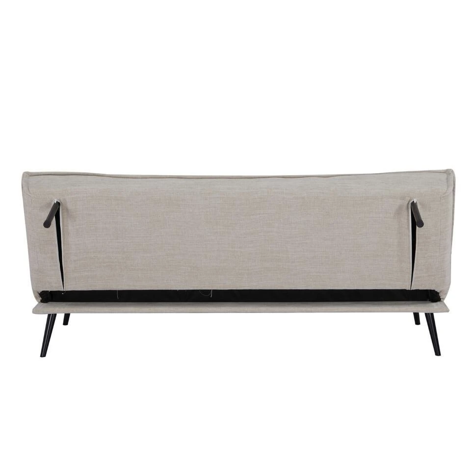 Slaapbank 3-Zits - Beige Stof - Zithoogte 43cm - 181x83x81cm - Mali 9 Slaapbank 3-Zits - Beige Stof - Zithoogte 43cm - 181x83x81cm - Mali - Afbeelding 7