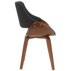 CLP Eetkamerstoel Vangale Walnoot Frame - Stof - Walnoot/zwart 14 CLP Eetkamerstoel Vangale Walnoot Frame - Stof - Walnoot/zwart -Meubelpromotie 0d3f3be3dfbb4579b7b364d6a3764449