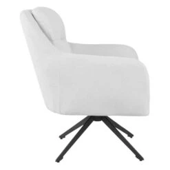 Fauteuil Draaibaar - Stof Beige - 75x70x85cm - Matthias -Meubelpromotie 0e973bd4260041608e41d71649cd6ad5
