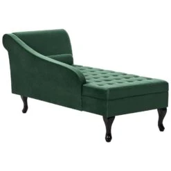 PESSAC - Chaise Longue - Donkergroen - Rechterzijde - Fluweel 19 PESSAC - Chaise Longue - Donkergroen - Rechterzijde - Fluweel -Meubelpromotie 0ea22996e1234bf597369eb81b44871e