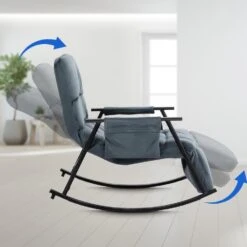 CLP Schommelstoel Cathy Fluweel - Donkergrijs 12 CLP Schommelstoel Cathy Fluweel - Donkergrijs -Meubelpromotie 0f5ba63c9e60493dad0ce2d2cb4822a5