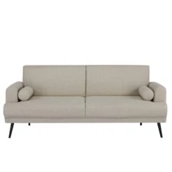 Slaapbank 3-Zits - Beige Stof - Zithoogte 47cm - 209x91x85cm - Jason 19 Slaapbank 3-Zits - Beige Stof - Zithoogte 47cm - 209x91x85cm - Jason -Meubelpromotie 0f6ce22705fc4ffd8a182c3b479f80b3