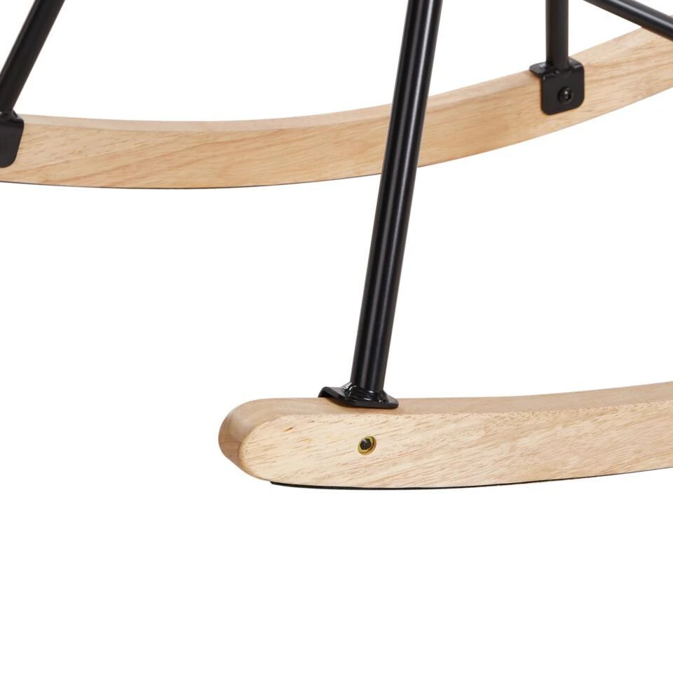 KINNO - Schommelstoel - Off-white - Bouclé 11 KINNO - Schommelstoel - Off-white - Bouclé - Afbeelding 9