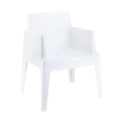 Garden Impressions Box Tuinstoel The Original Wit - 4 Stuks -Meubelpromotie 1000003869 0103