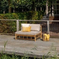 Exotan Bamboo Loungebank Pallet - Taupe 7 Exotan Bamboo Loungebank Pallet - Taupe -Meubelpromotie 1000013865 0103