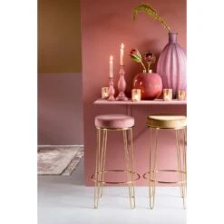 Barkruk Alice - Karamel - Velvet 8 Barkruk Alice - Karamel - Velvet -Meubelpromotie 1000022110 0110