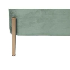 Leitmotiv Bank Snog XL - Velvet Jade Groen, Goud Geverfde Poten - 90x45x45cm -Meubelpromotie 1000022706 0111