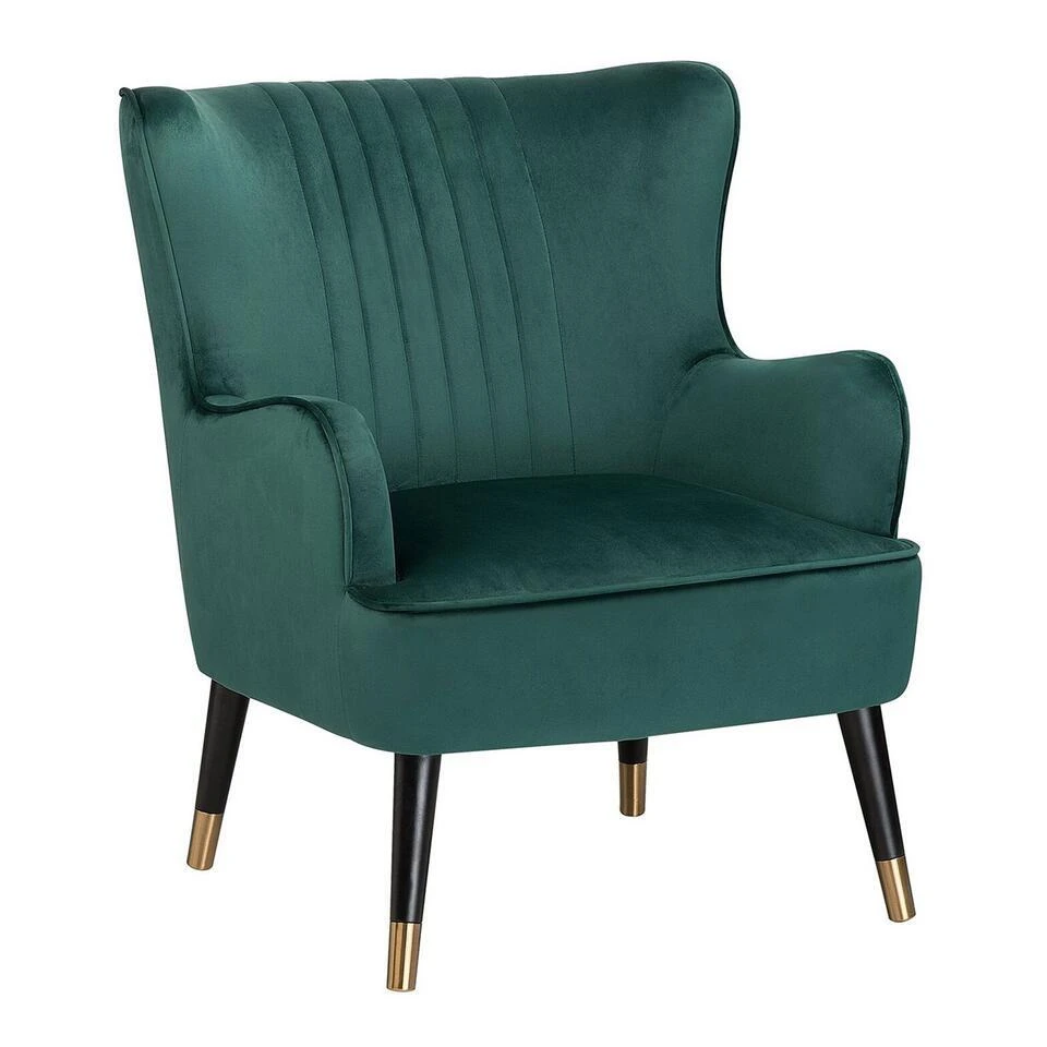 VARBERG - Fauteuil - Groen - Fluweel 3 VARBERG - Fauteuil - Groen - Fluweel