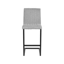 LABEL51 Barkruk Milo - Zinc - Stof -Meubelpromotie 1000028236 0101