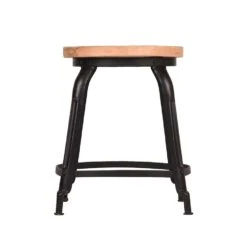 LABEL51 Kruk Delhi - Zwart - Mangohout 5 LABEL51 Kruk Delhi - Zwart - Mangohout -Meubelpromotie 1000028450 0101