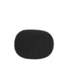 LABEL51 Poef Knitted - Zwart - Katoen - M -Meubelpromotie 1000028484