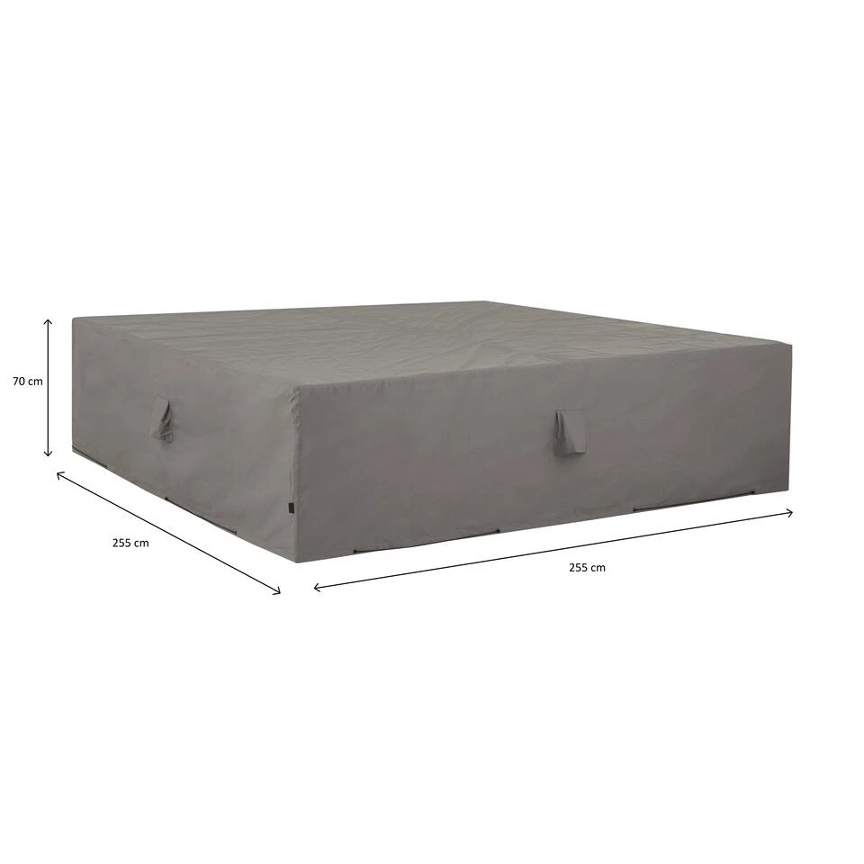 Madison - Loungeset Cover - Grijs - 255 X 255 X 70 4 Madison - Loungeset Cover - Grijs - 255 X 255 X 70 - Afbeelding 2