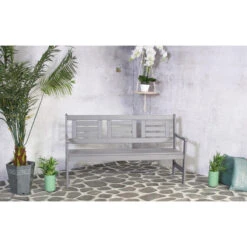 SenS-Line Boulogne Tuinbank - Grenenhout - Grijs -Meubelpromotie 1000038275 0103