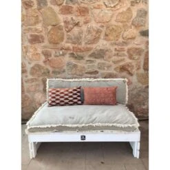 2L Home & Garden Palletbank Whitewash - Wit 9 2L Home & Garden Palletbank Whitewash - Wit -Meubelpromotie 1000038531 0103