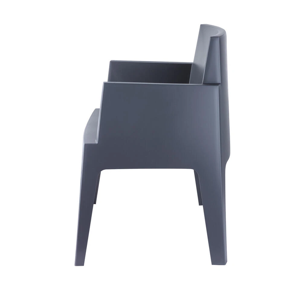 Garden Impressions Box Tuinstoel Antraciet The Original - 2 Stuks 4 Garden Impressions Box Tuinstoel Antraciet The Original - 2 Stuks - Afbeelding 2