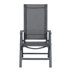 Garden Impressions Santos Verstelbare Tuinstoel - Donker Grijs -Meubelpromotie 1000040802 0102