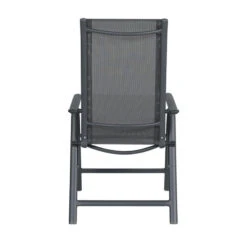 Garden Impressions Santos Verstelbare Tuinstoel - Donker Grijs -Meubelpromotie 1000040802 0103