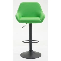 CLP Set Van 2 Barkrukken Braga Zwart Frame Kunstleer - Groen 7 CLP Set Van 2 Barkrukken Braga Zwart Frame Kunstleer - Groen -Meubelpromotie 1000043323 0101