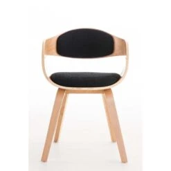 CLP Eetkamerstoel Kingston Natura Frame Stof - Zwart 7 CLP Eetkamerstoel Kingston Natura Frame Stof - Zwart -Meubelpromotie 1000043413 0101