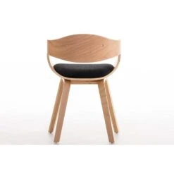 CLP Eetkamerstoel Kingston Natura Frame Stof - Zwart 9 CLP Eetkamerstoel Kingston Natura Frame Stof - Zwart -Meubelpromotie 1000043413 0103