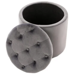 Clp Poef Pantine Grijs 8 Clp Poef Pantine Grijs -Meubelpromotie 1000045332 0102