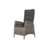VDG Manhattan Wicker Verstelbare Tuinstoel - Dubbel Light Grey -Meubelpromotie 1000048036