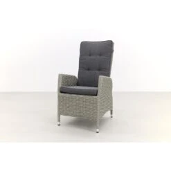 VDG Manhattan Wicker Verstelbare Tuinstoel - White Grey 8 VDG Manhattan Wicker Verstelbare Tuinstoel - White Grey -Meubelpromotie 1000050056 0102