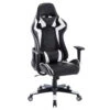 Gamestoel Las Vegas - Zwart / Wit - Gaming Stoel - Bureaustoel 1 Gamestoel Las Vegas - Zwart / Wit - Gaming Stoel - Bureaustoel -Meubelpromotie 1000050265