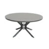 SenS-Line - Jersey Tuintafel Grey Ø140 Cm - Grijs -Meubelpromotie 1000050318