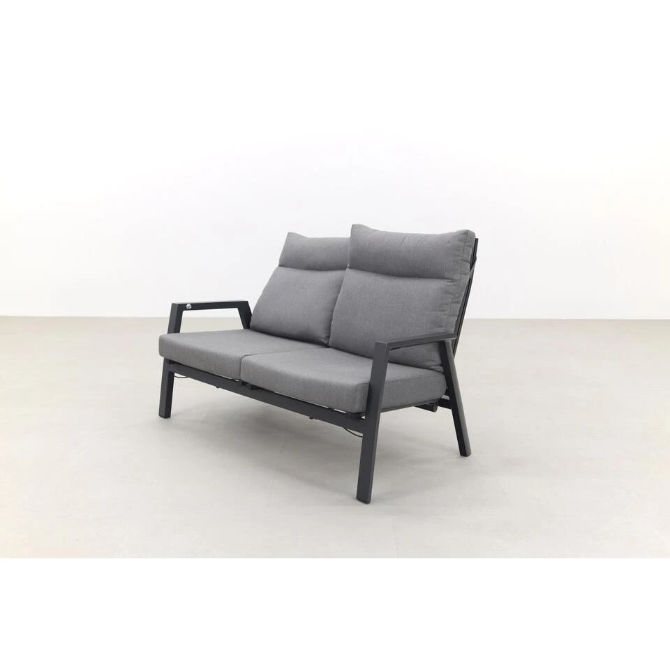 VDG Azoren 2-zitsbank Verstelbaar - Antraciet 6 VDG Azoren 2-zitsbank Verstelbaar - Antraciet - Afbeelding 4