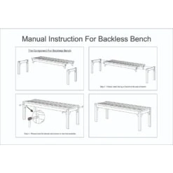 Giga Meubel Tuinbank Teakhout - Naturel - 120cm - Bank Madison -Meubelpromotie 1000054250 0102
