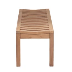 Giga Meubel Tuinbank Teakhout - Naturel - 120cm - Bank Madison -Meubelpromotie 1000054250 0103